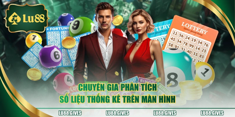 Chuyên gia phân tích số liệu thống kê trên màn hình