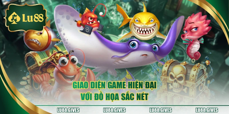 Giao diện game hiện đại với đồ họa sắc nét