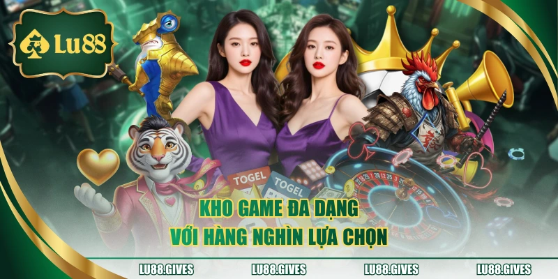 Kho game đa dạng với hàng nghìn lựa chọn